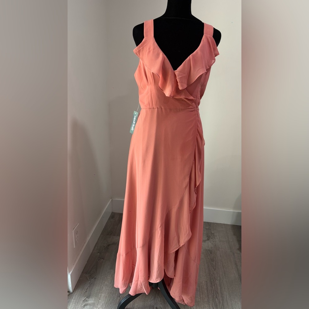 Modcloth x hutch wrap,Ruffled corral Dress